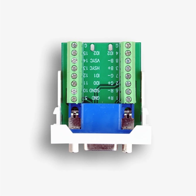 Розетка VGA 22,5x45мм 15+1pin