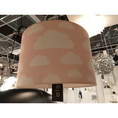 Różowe chmurki Lampa wisząca dziecięca