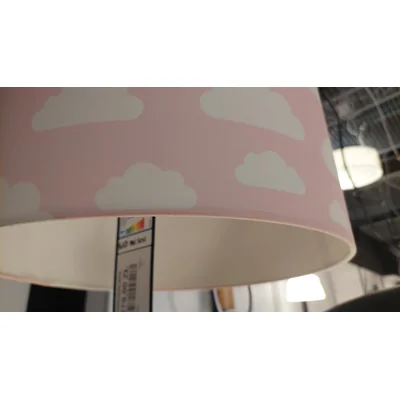 Różowe chmurki Lampa wisząca dziecięca