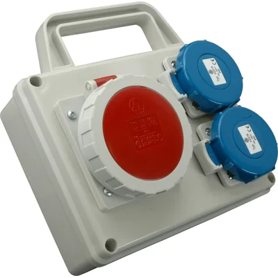 Розподільний пристрій PRAKTIK IEG 3253, кабельний ввід 2xVZG 21 TVM16, запобіжник 2x 10A