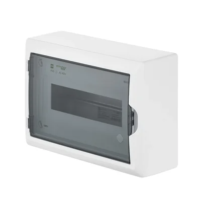 Rozvaděč ECONOMIC BOX 1x12 PE+N na omítku IP 40 - kouřová barva