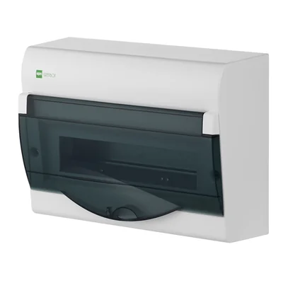 Rozvaděč GREEN BOX 1x12+2 PE+N na omítku IP 40 - kouřová barva