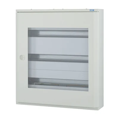 Rozváděč na omítku, průhledné dveře, BF-OT-3/72-P