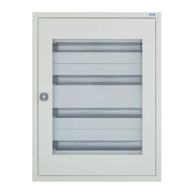 Rozvaděče pod omítku - průhledné dveře BF-UT-4/96-P