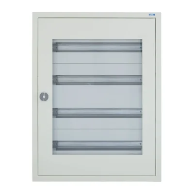 Rozvaděče pod omítku - průhledné dveře BF-UT-4/96-P