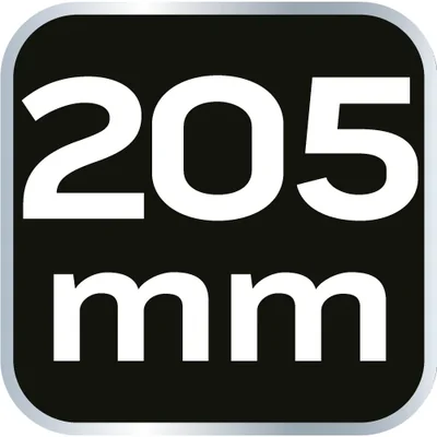 Розвідний ключ 205 мм, діапазон 0-32 мм