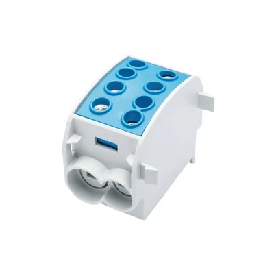 Rozvodný blok - Al/Cu odbočka 80310 SIMBLOCK modrý
