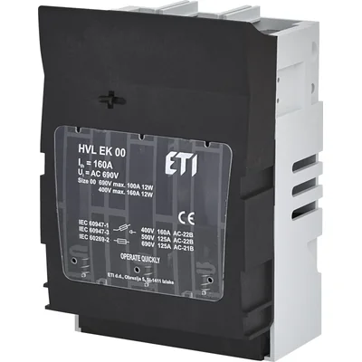 Роз'єднувач в корпусі 3Р HVL EK 00 3p M8