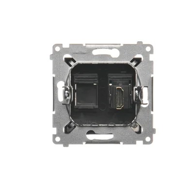 Роз'єм HDMI Simon 54 WMDH-0XXXX1-049 (модуль); чорний