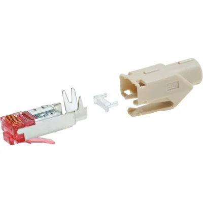 Роз'єм RJ 45 екранований, бежевий, Hirose (VE=50)