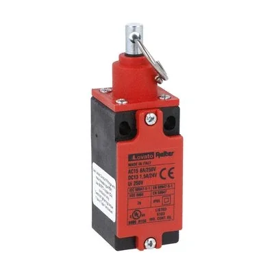 RS11310 Limit switch, 1NO+1NC snap action contacts. Metal ring.