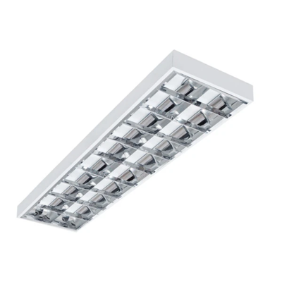 RSTR Oprawa rastrowa 2x36W 230V G13 1222mm biała
