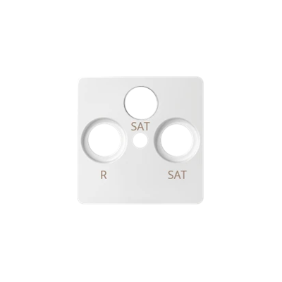RTV-SAT-SAT socket cover white
