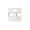 RTV-SAT-SAT socket cover white