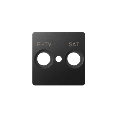 RTV-SAT socket cover graphite