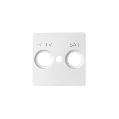 RTV-SAT socket cover white