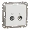 R/TV Terminal Socket (4dB), Sedna Design & Elements, White
