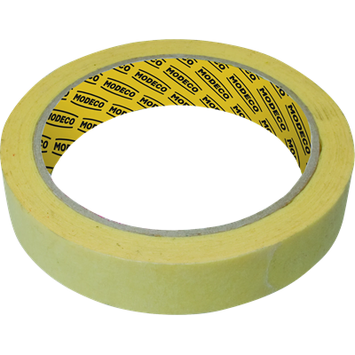 Ruban de masquage papier 48mm 3m jaune