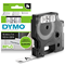 Ruban DYMO D1 12mm x 7m blanc / impression noire 45013