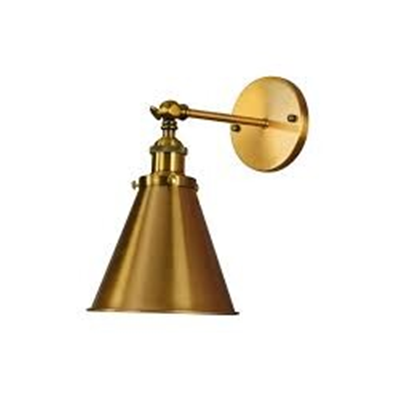 RUBI 1XE27 MAX.60W GOLD WALL LAMP