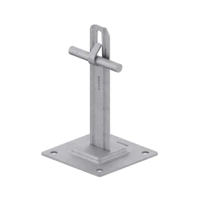 Rukojeť na ocelovém plechu V=90 mm Z-ohyb /OG/ TYP AN-11A/OG/-N