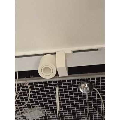 RULLO BIANCO MOBILE TRACK Riflettore per binari GU10, max 60W, bianco