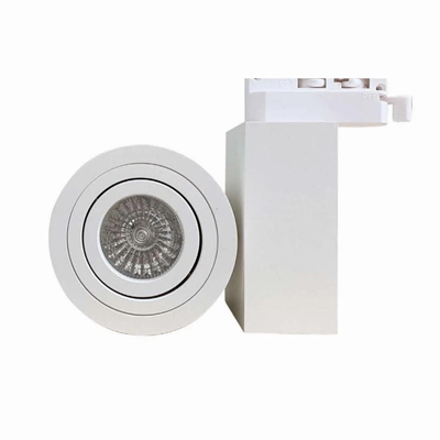 RULLO BIANCO MOBILE TRACK Riflettore per binari GU10, max 60W, bianco