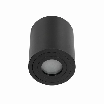 Rullo Nero IP44 Black ceiling lamp