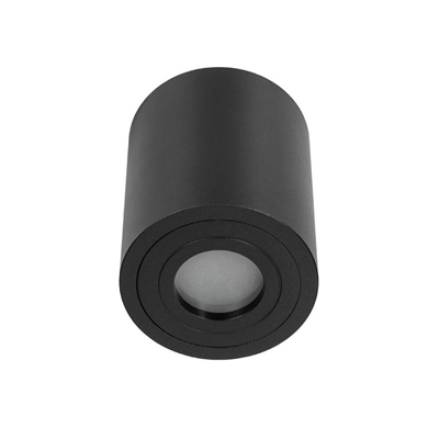 Rullo Nero IP44 Black ceiling lamp