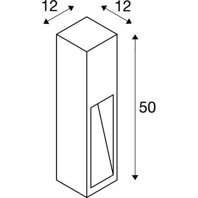 RUSTY Słupek zewnętrzny E27 IP44 rdzawa