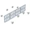 RWVL 60 FT Longitudinal and angle connector for horizontal cable tray