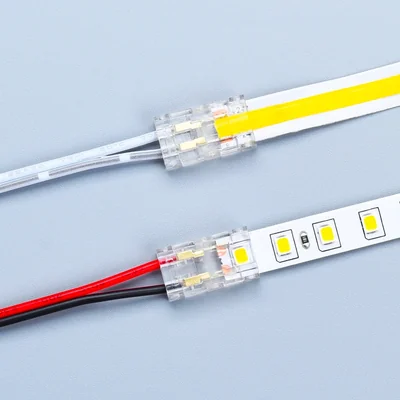 RYCHLOKONEKTOR PRO LED PÁSKY SC 2PIN COB/SMD IP20 DPS 8MM PÁSKOVÝ KONEKTOR