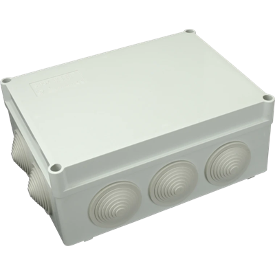 S-BOX Caja instalación 190x70x140 10 bobinas PG29 IP55