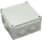 S-BOX Installation box 100x50x100mm 6 glands PG21 IP55