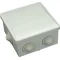 S-BOX Installationsbox 80x40x80mm 6 Verschraubungen PG13,5 IP44 grau