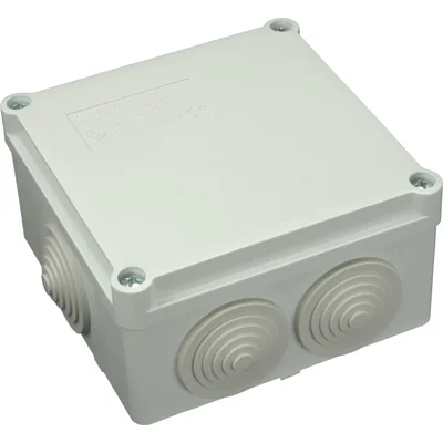S-BOX Puszka instalacyjna 100x50x100mm 6 dławików PG21 IP55