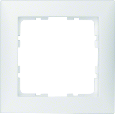 S.1 1-fold white matt frame