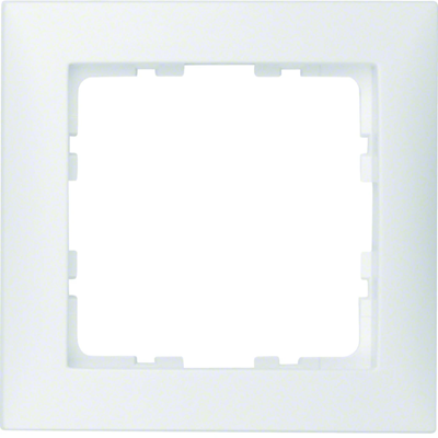 S.1 1-fold white matt frame