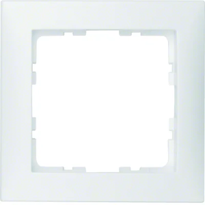 S.1 1-fold white matt frame