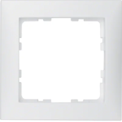 S.1 1-fold white matt frame