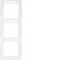 S.1 3-fold vertical frame with description field, snow-white matt