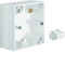 S.1 Caja de superficie individual, blanco nieve
