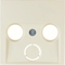 S.1 Central element for 2- and 3-output antenna socket, cream gloss