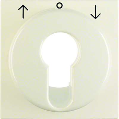 S.1 Central element for the key-operated shutter connector, cream gloss