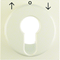 S.1 Central element for the key-operated shutter connector, cream gloss