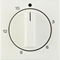 S.1 Central element with adjustment knob for mechanical time switch 15 minutes cream gloss