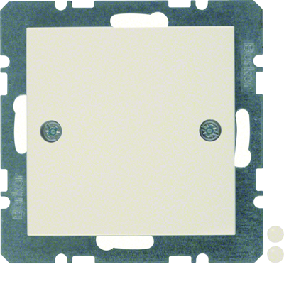 S.1 Cover cap with a screw-on central element, glossy cream