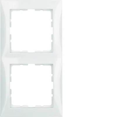 S.1 Dvojitý rám, lesklá bílá
