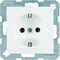 S.1 SCHUKO socket snow-white