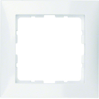 S.1 Single-gloss white frame